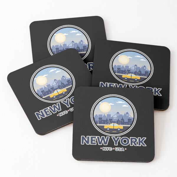 Item preview, New York City Skyline Yellow Taxi Vintage Travel designed and sold by jaissaurabh.