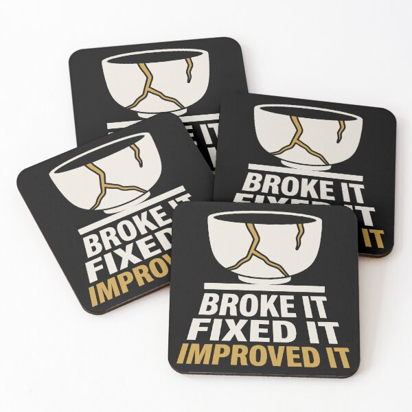 Item preview, Kintsugi Bowl Humor: Broke It, Fixed It, Improved It designed and sold by Osmose-Studio.