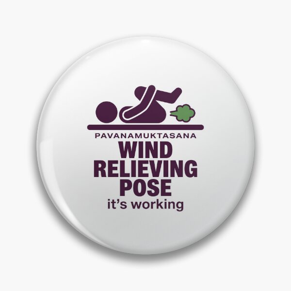 Item preview, Funny Yoga Fart: Wind Relieving Pose, It's Working designed and sold by Osmose-Studio.