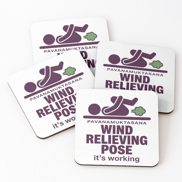 Item preview, Funny Yoga Fart: Wind Relieving Pose, It's Working designed and sold by Osmose-Studio.