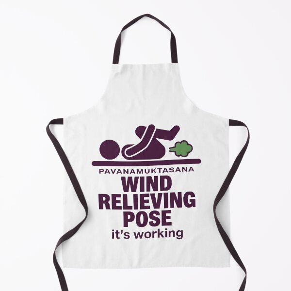 Item preview, Funny Yoga Fart: Wind Relieving Pose, It's Working designed and sold by Osmose-Studio.