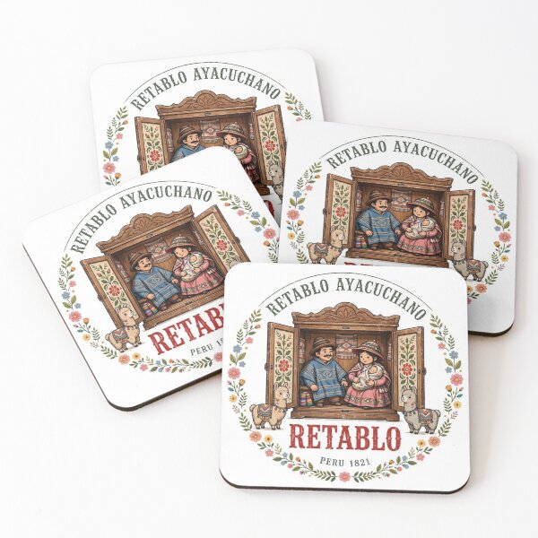 Item preview, Retablo Ayacuchano Peru 1821 Arte Andino designed and sold by hatunmama-co.
