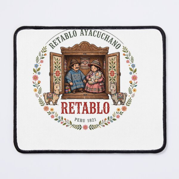 Item preview, Retablo Ayacuchano Peru 1821 Arte Andino designed and sold by hatunmama-co.