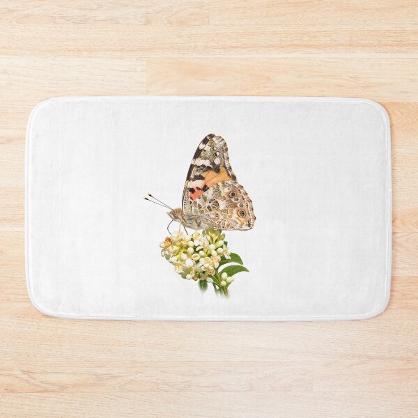Item preview, Painted Lady Butterfly on White Flowers designed and sold by Medve Photography & Design.