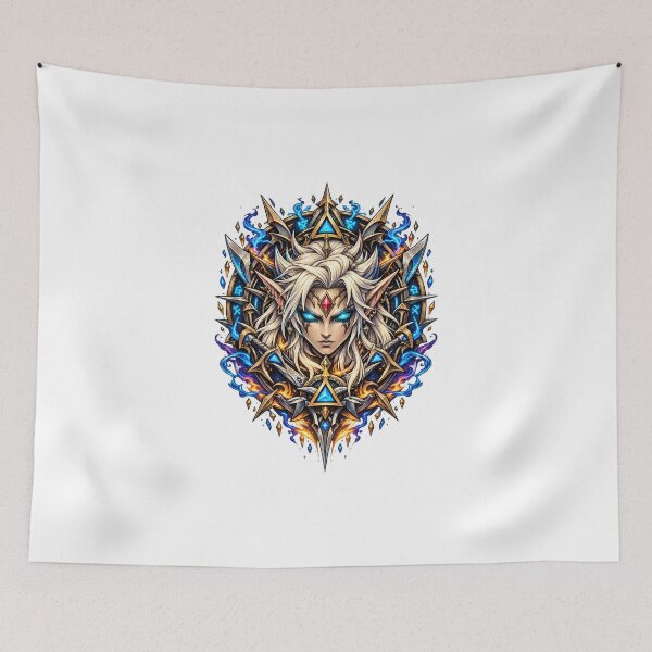 Item preview, Arcane Elven Blade: Mystic Warrior Crest designed and sold by ZayCreates.