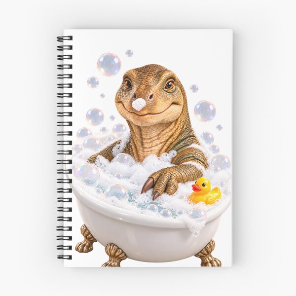 Item preview, Smiling Iguanodon Bubble Bath designed and sold by Sillytoe.