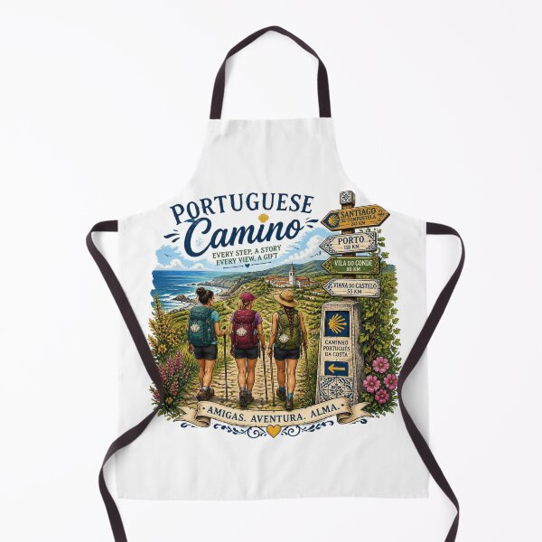 Item preview, Ladies hiking the Portuguese Camino designed and sold by EatSleepNinja.