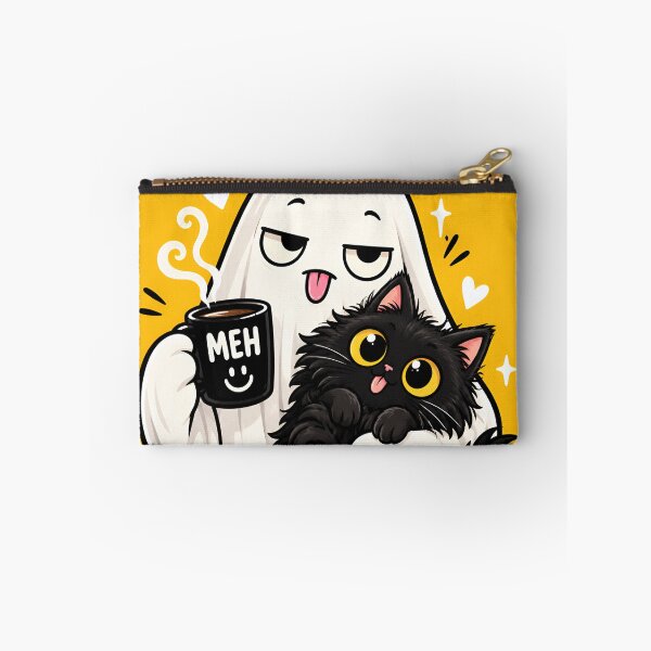 Item preview, Sleepy Ghost Cat Coffee Meh designed and sold by Pure Craft.