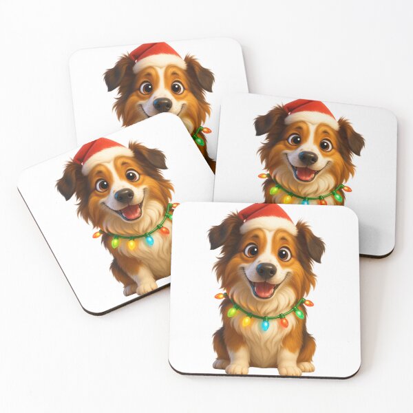 Item preview, Happy Scotch Collie Christmas designed and sold by Sillytoe.