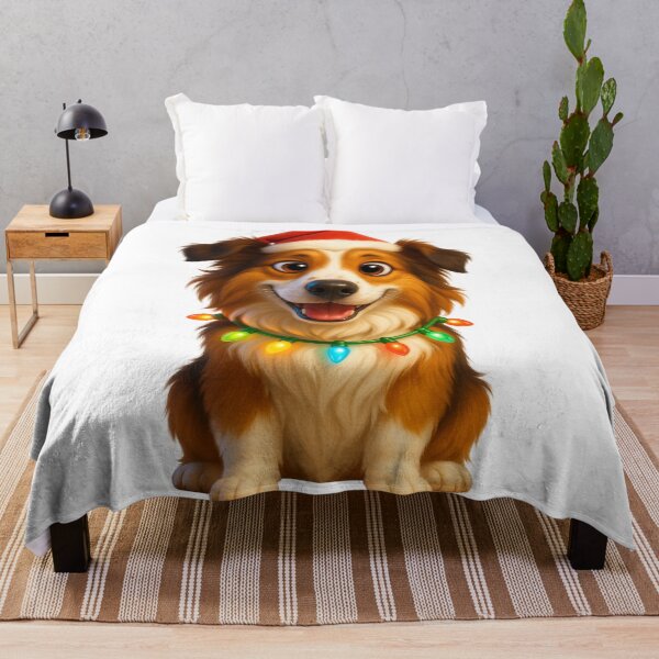Item preview, Happy Scotch Collie Christmas designed and sold by Sillytoe.