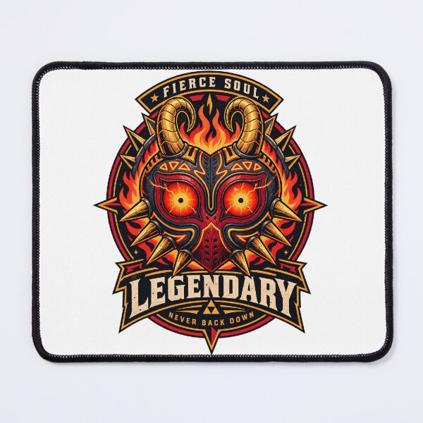 Item preview, Fierce Soul Legendary Demon Mask Emblem designed and sold by ZayCreates.