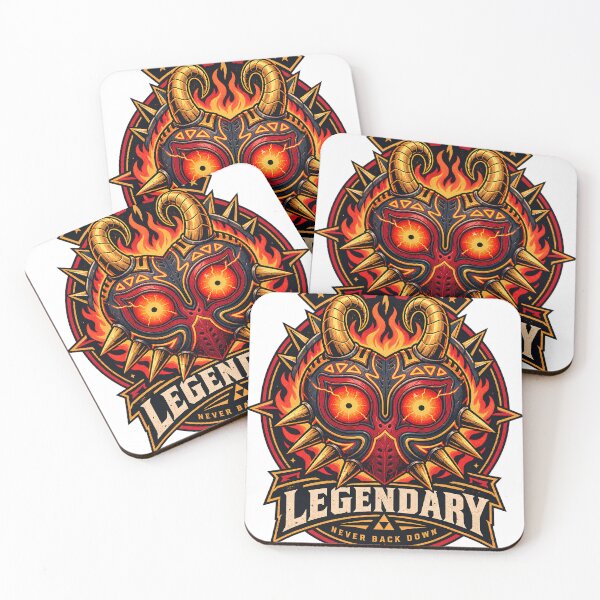 Item preview, Fierce Soul Legendary Demon Mask Emblem designed and sold by ZayCreates.