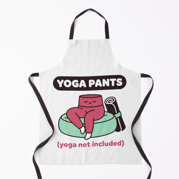 Item preview, Funny Yoga Pants: Yoga Not Included, Kawaii Lazy Day designed and sold by Osmose-Studio.