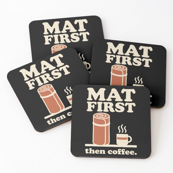 Item preview, Yoga Lover Morning Ritual: Mat First, Then Coffee designed and sold by Osmose-Studio.