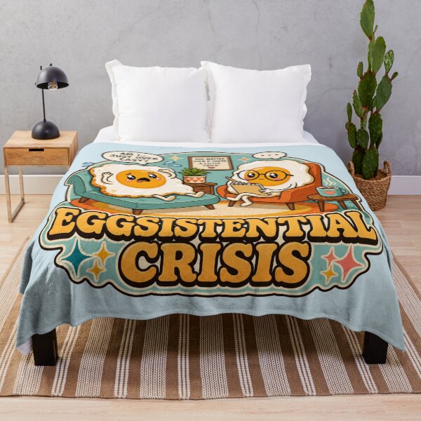 Item preview, Eggsistential Crisis designed and sold by Rosie's Wildflower Boutique.