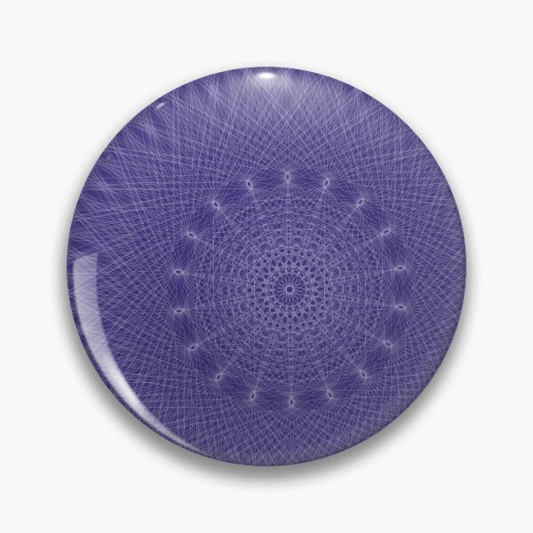 Aperçu de l'œuvre Explosion de mandala géométrique violet radieux créée et vendue par tryandplay.