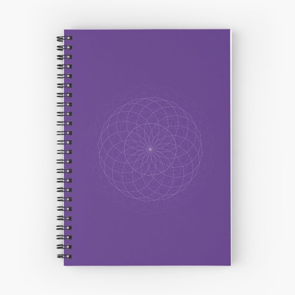 Item preview, Minimal Violet Sacred Geometry Mandala designed and sold by tryandplay.