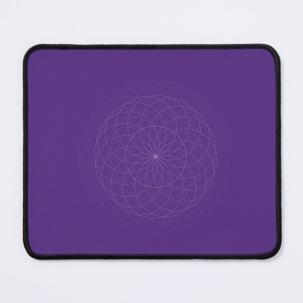 Item preview, Minimal Violet Sacred Geometry Mandala designed and sold by tryandplay.