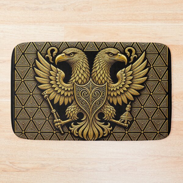 Item preview, Imperial Double Headed Golden Eagle Russian Coat of Arms Inspired Art designed and sold by Breezes-of-Ida.