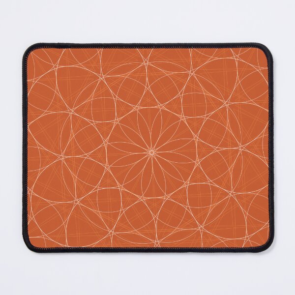 Item preview, Burnt Orange Geometric Floral Mandala designed and sold by tryandplay.