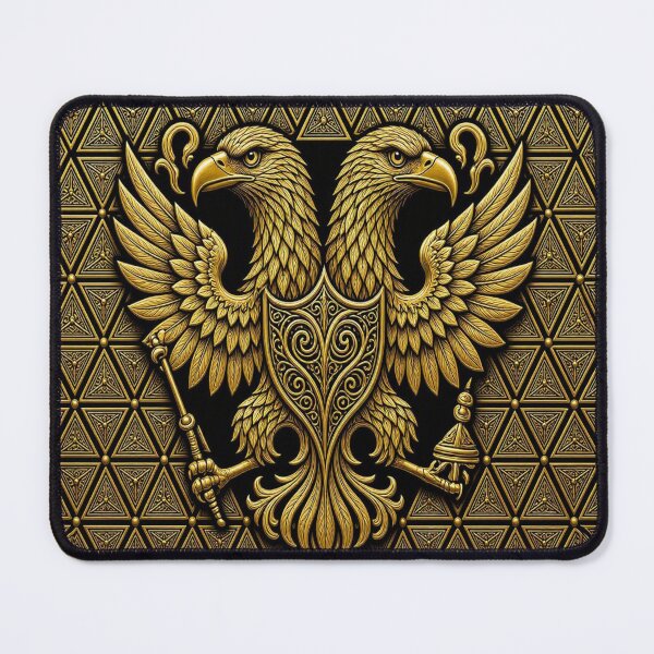Item preview, Imperial Double Headed Golden Eagle Russian Coat of Arms Inspired Art designed and sold by Breezes-of-Ida.