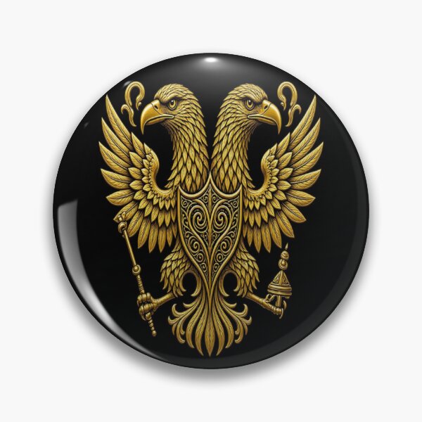 Item preview, Imperial Double Headed Golden Eagle Russian Coat of Arms Inspired Art designed and sold by Breezes-of-Ida.