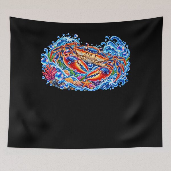 Item preview, Ocean Crab Marine Life Beach Lover designed and sold by drawwiika+44.