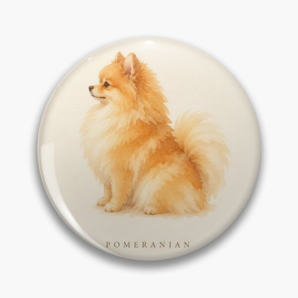 Item preview, Retrato de Pomerania en acuarela | Arte minimalista de raza de perro para pared | Regalo para amantes de las mascotas designed and sold by FixationStudio.