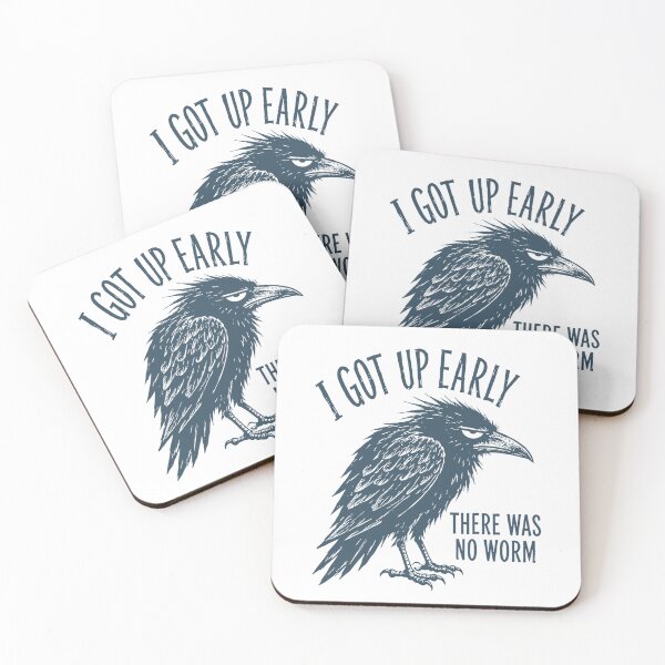 Item preview, I Got Up Early But There was No Worm! Funny Early Bird designed and sold by PatternFariss.