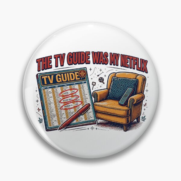 Item preview, The TV Guide Was My Netflix Funny Boomer Shirt designed and sold by Hearth & Hue.