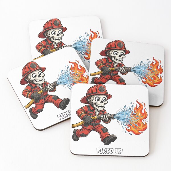 Item preview, Fired Up Firefighter designed and sold by GhostGirlAlive.