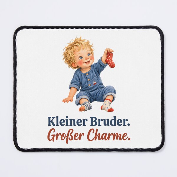 Item preview, Little brother. Big charm. – Baby (German saying) designed and sold by style-dk.
