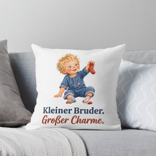 Item preview, Little brother. Big charm. – Baby (German saying) designed and sold by style-dk.