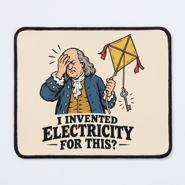 Item preview, I Invented Electricity For This Franklin Kite Meme designed and sold by Yellowriversss.
