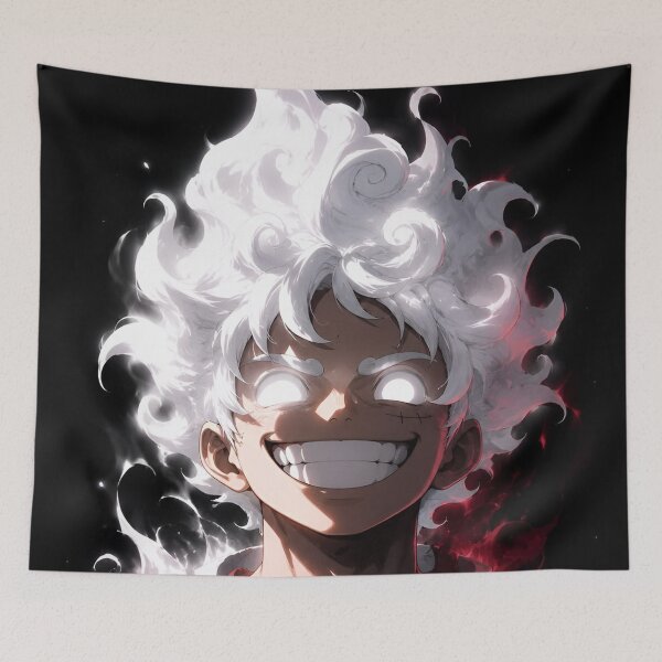 Item preview, Awakened Pirate Warrior Anime – White Flame Power Dark Fantasy Portrait designed and sold by Dyan4.