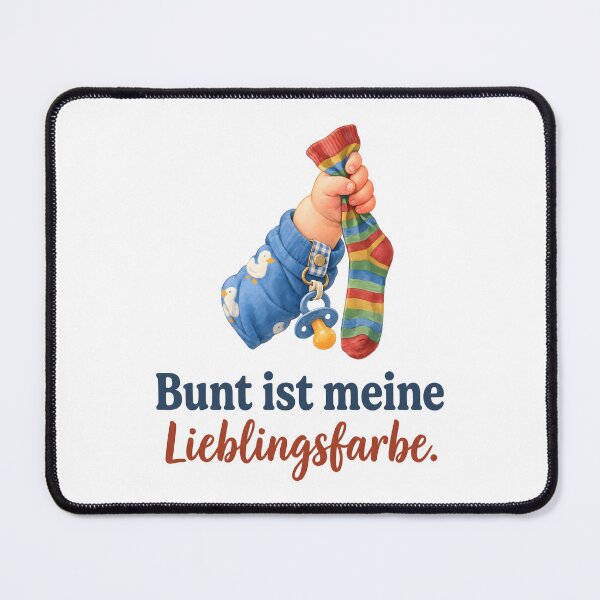 Artikelvorschau, Bunt ist meine Lieblingsfarbe. – Baby (deutscher Spruch) entworfen und verkauft von style-dk.
