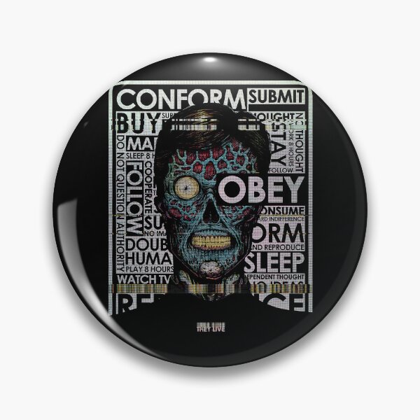 Item preview, They Live OBEY Glitch Horror designed and sold by woodnsheepee.