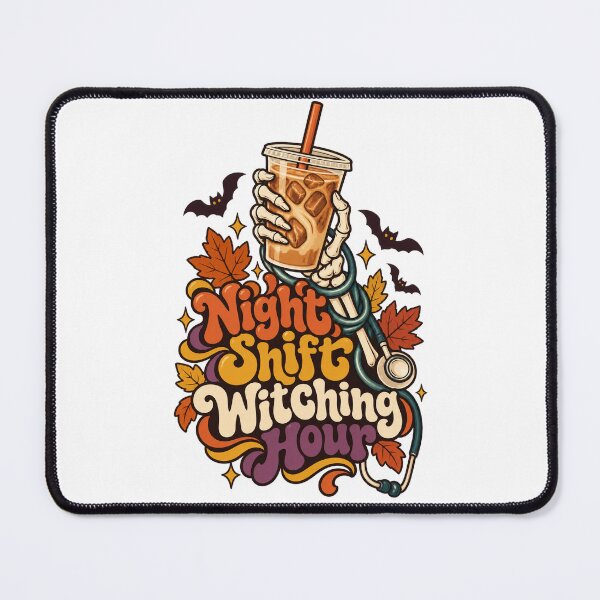 Item preview, Night Shift Witching Hour Spooky Fall Nurse designed and sold by justinhmorton.