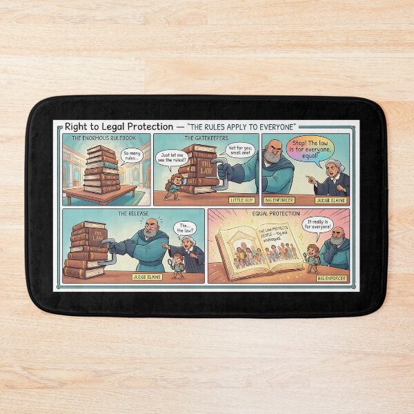 Item preview, Justice for all – equality before the law (comic) designed and sold by Mianku | Für das Leben.