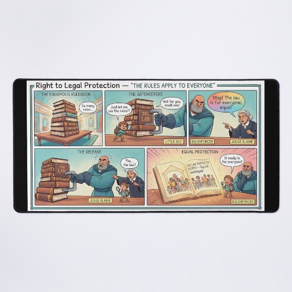 Item preview, Justice for all – equality before the law (comic) designed and sold by Mianku | Für das Leben.