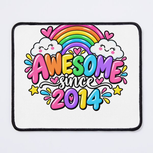 Item preview, Impresionante regalo de celebración de cumpleaños desde 2014 designed and sold by drawwiika+44.
