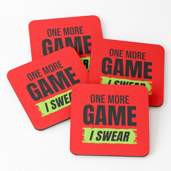 Item preview, One More Game I Swear Funny Gamer Gift designed and sold by Mrali9914.