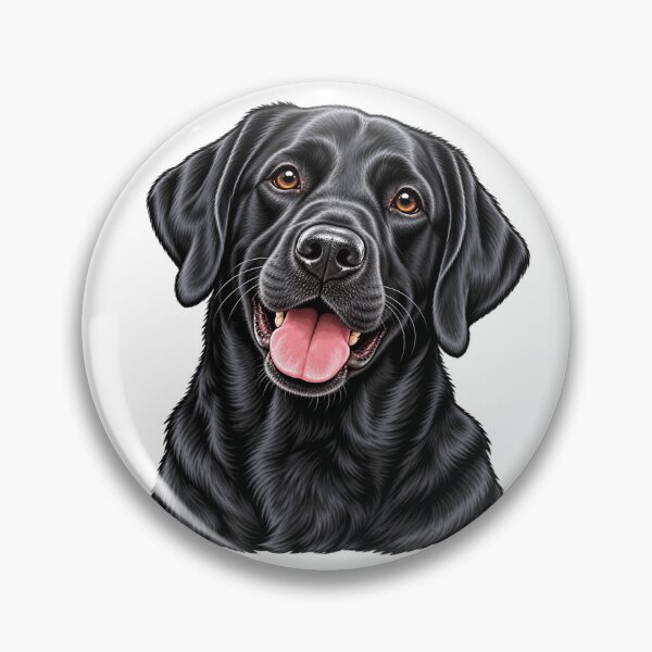Item preview, Black Labrador portrait  designed and sold by designbywhacky.