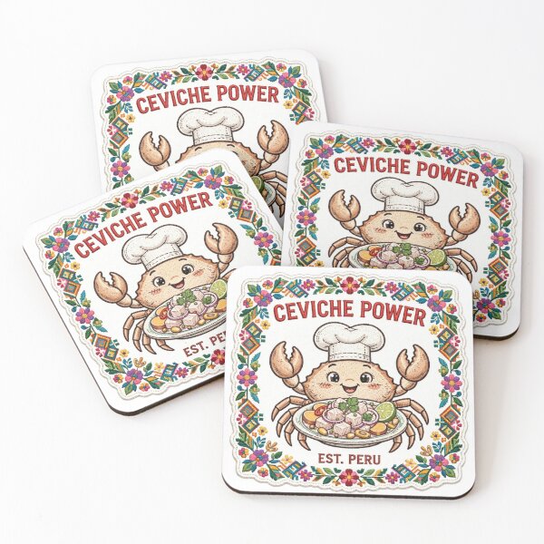 Aperçu de l'œuvre Chef péruvien au ceviche Power Crabe créée et vendue par hatunmama-co.