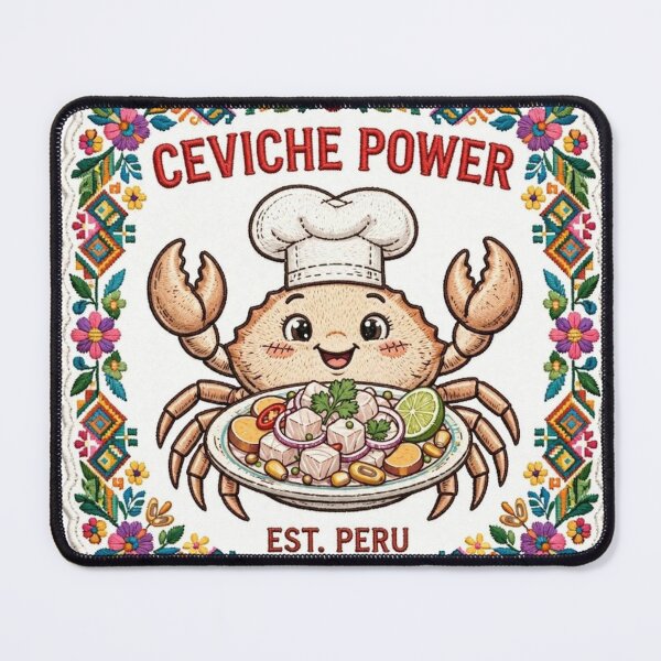 Item preview, Ceviche Power Peruvian Crab Chef designed and sold by hatunmama-co.