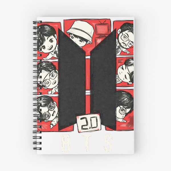 Item preview, BTS 2.0 Chibi Members Logo Kpop Fan Art designed and sold by nycahperdstore.