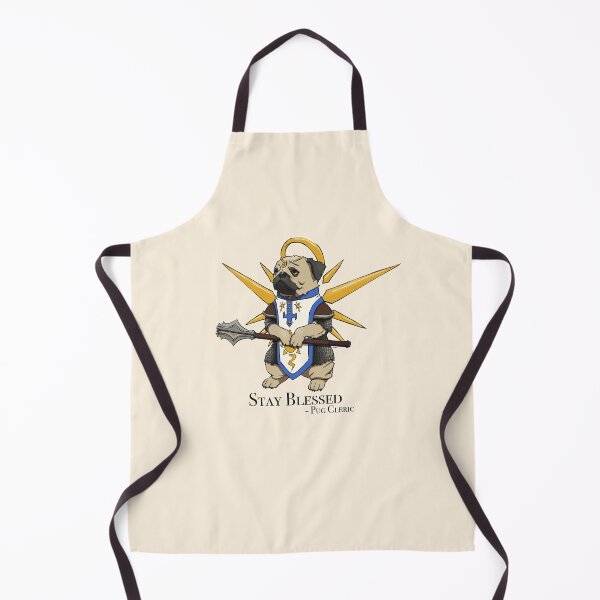 Item preview, Stay Blessed - Pug Cleric designed and sold by Soberipen.