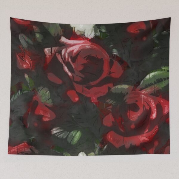 Aperçu de l'œuvre Roses de l'art de rue créée et vendue par Digital Attic 95.