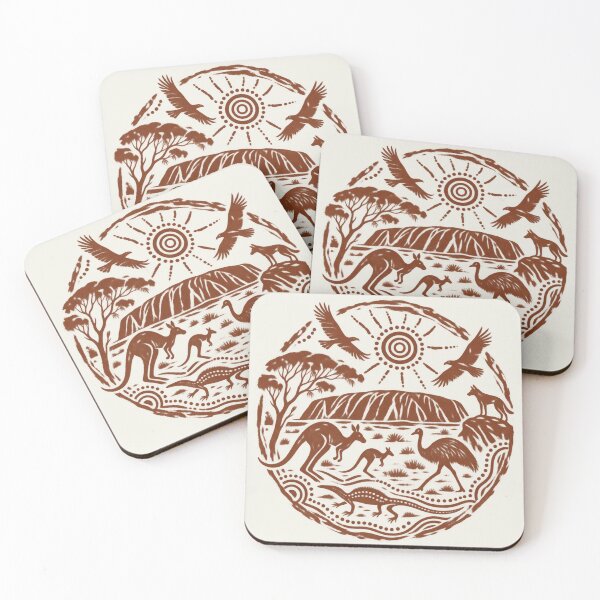 Item preview, Australian Outback Wildlife Badge – Vintage Australia Wildlife Nature Graphic designed and sold by JonelCrafts.