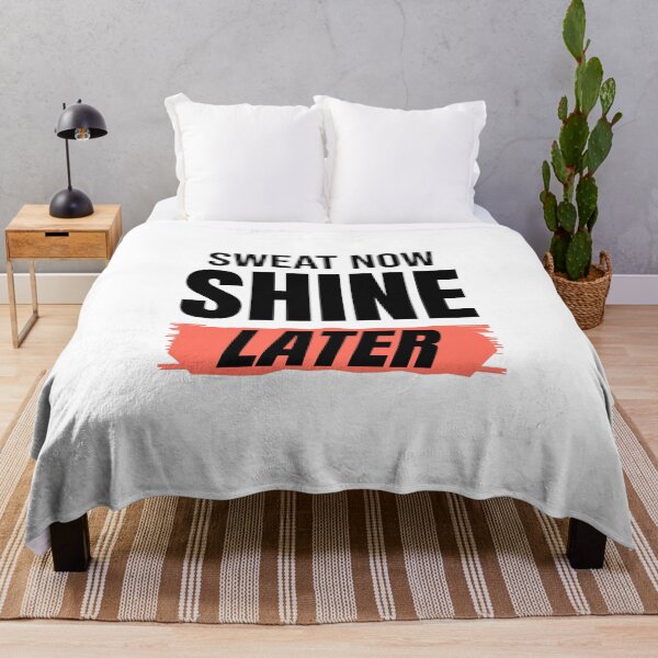 Item preview, Sweat Now Shine Later Gym Motivation designed and sold by Mrali9914.